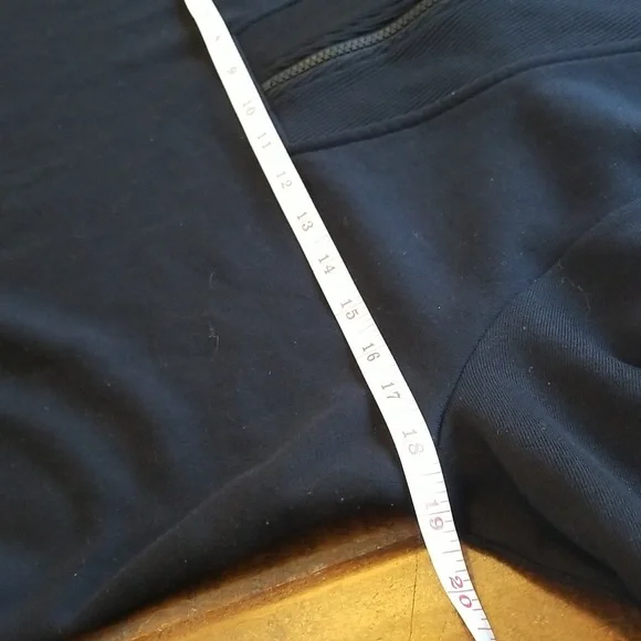 Athleta Circa Black With White Stripes Longsleeve Mini Track Dress - Picture 12 of 15